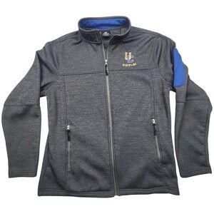 Colosseum UC Riverside Highlanders Full Zip Jacket Mens Large Charcoal Grey Blue